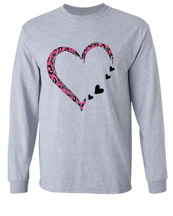 Grandma And Grandkids Heart Leopard CTH01