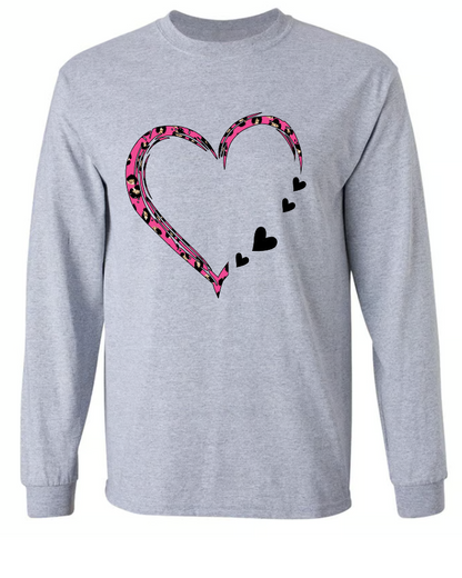 Grandma And Grandkids Heart Leopard CTH01