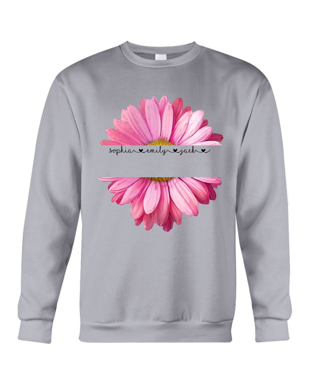 Grandma Flower Daisy Color And Grandkids Valentine's Day And GrandKids Mother's Day Gifts