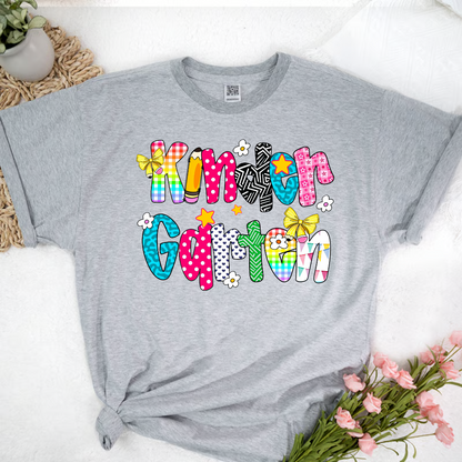 Preppy Back To School Kindergartern/Pre-k/Grade