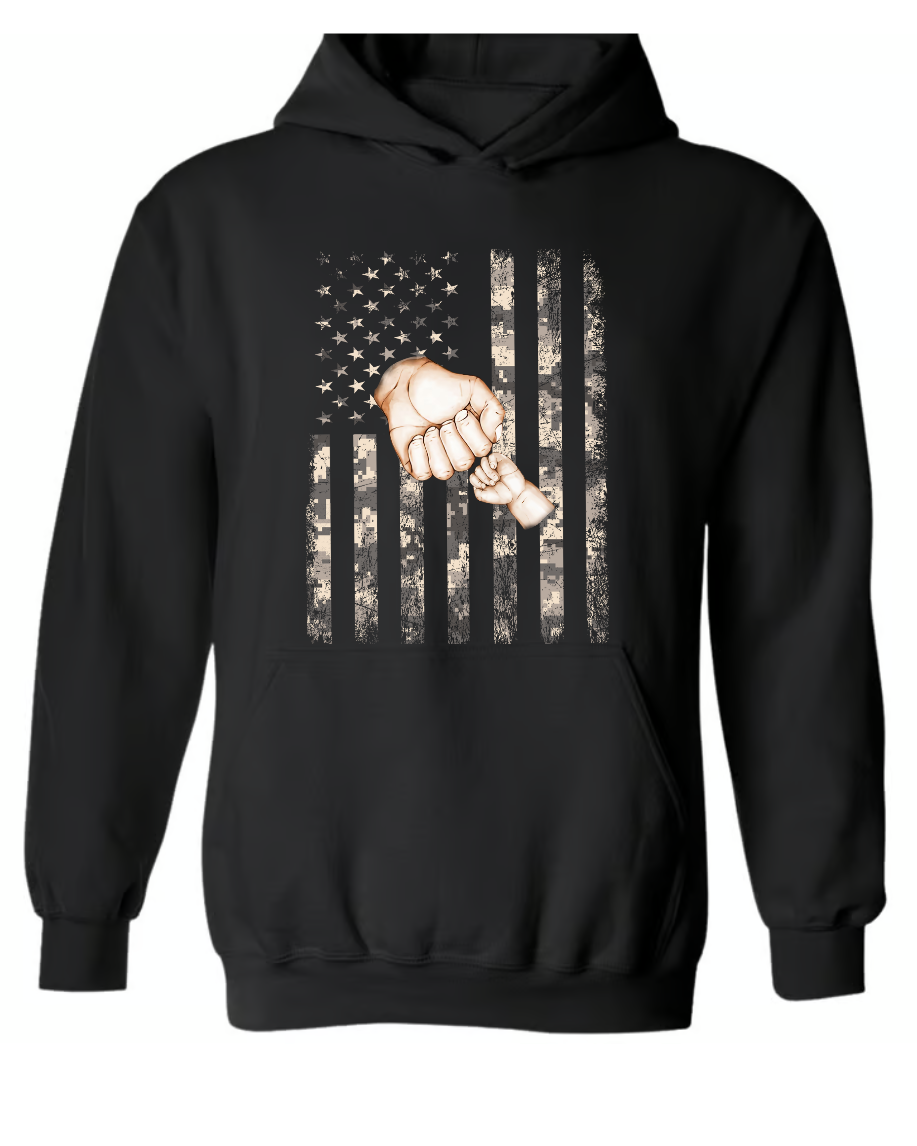 Personalized Father's Day Shirt Grandpa And Kid Fist Bump Custom Dad Grandpa Papa