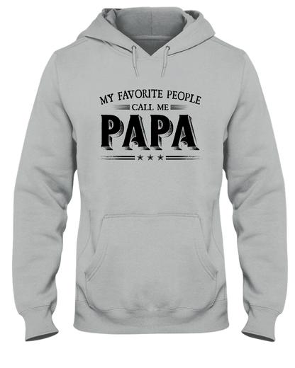 My Favorite People Call Me Papa With Kids Father's Day Hoodie