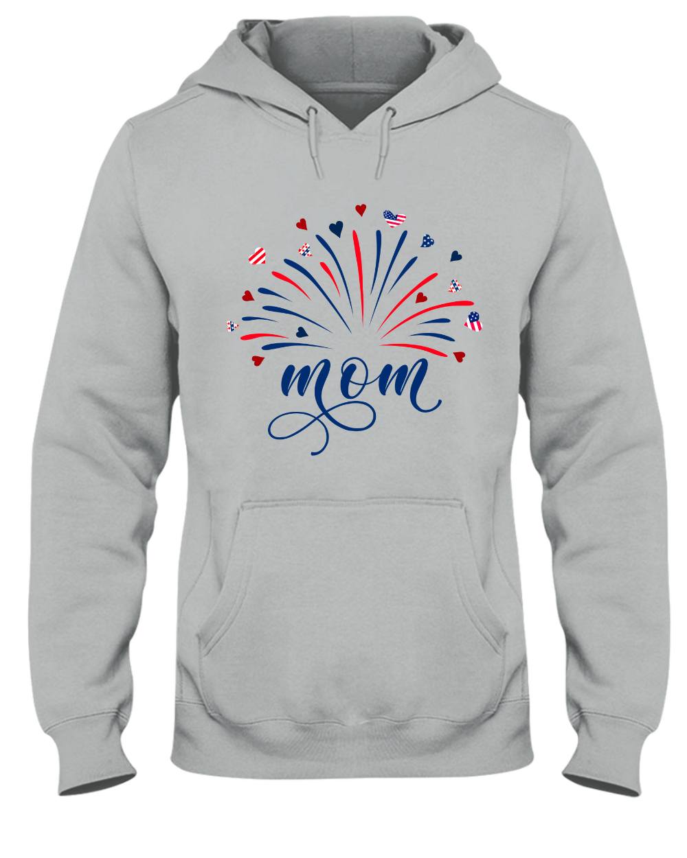 Firework America Flag Mom Mama Mommy And Kids