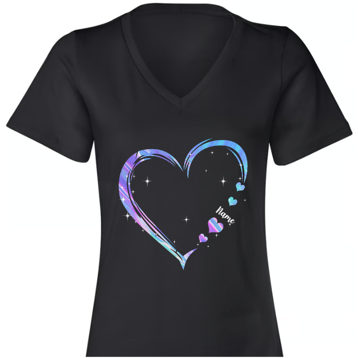 Personalized Hologram Grandma Hearts Grandkids Names