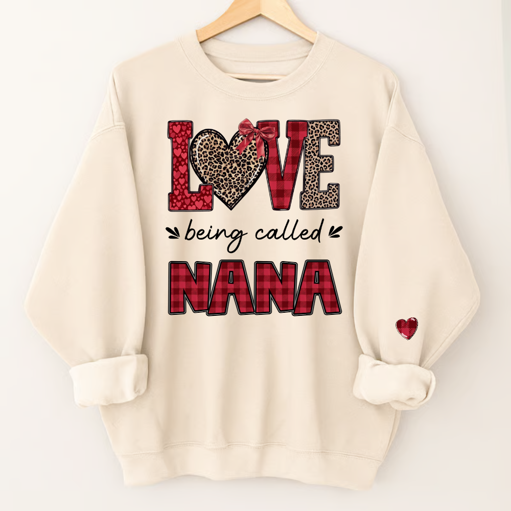 Personalized Grandma, Love Being Called Nana with Grandkids