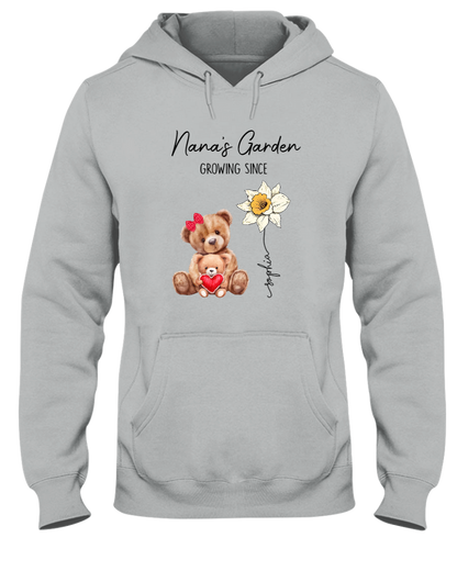 Nana's Garden Bear Shirt, Custom Grandma With Kid, Mother's Day Gift TH