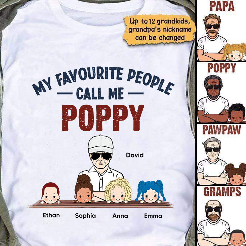 My Favourite People Call Me Grandpa And Grandkids Australia