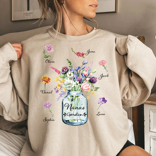 Mother's Day Gift, Nana's Garden BirthMonth Flower CTH01