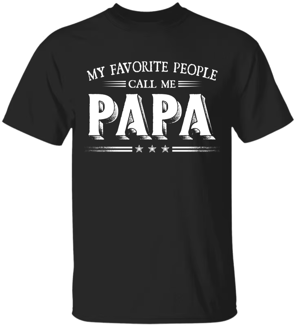 My Favorite People Call Me Poppy With Kids Father's Day