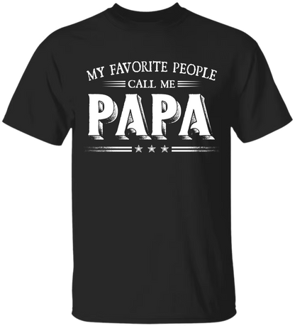 My Favorite People Call Me Poppy With Kids Father's Day