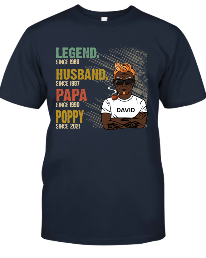 Legend Husband Daddy Papa Art Grandpa