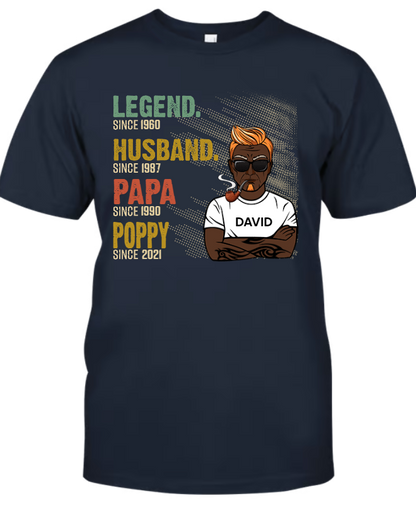 Legend Husband Daddy Papa Art Grandpa