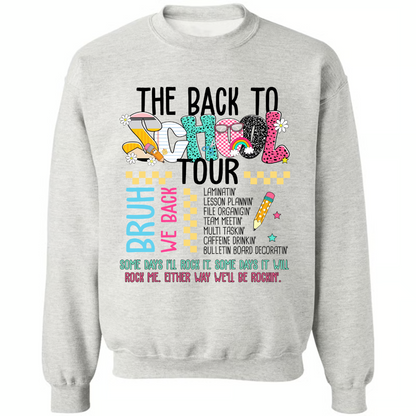 Back to School Tour Teacher Shirt