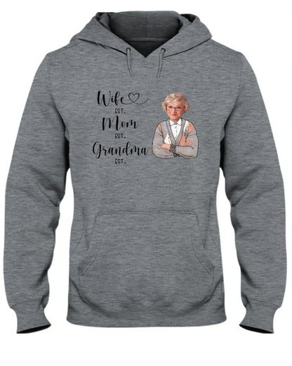Wife Mom Grandma Est Year And Custom Photo CTH01