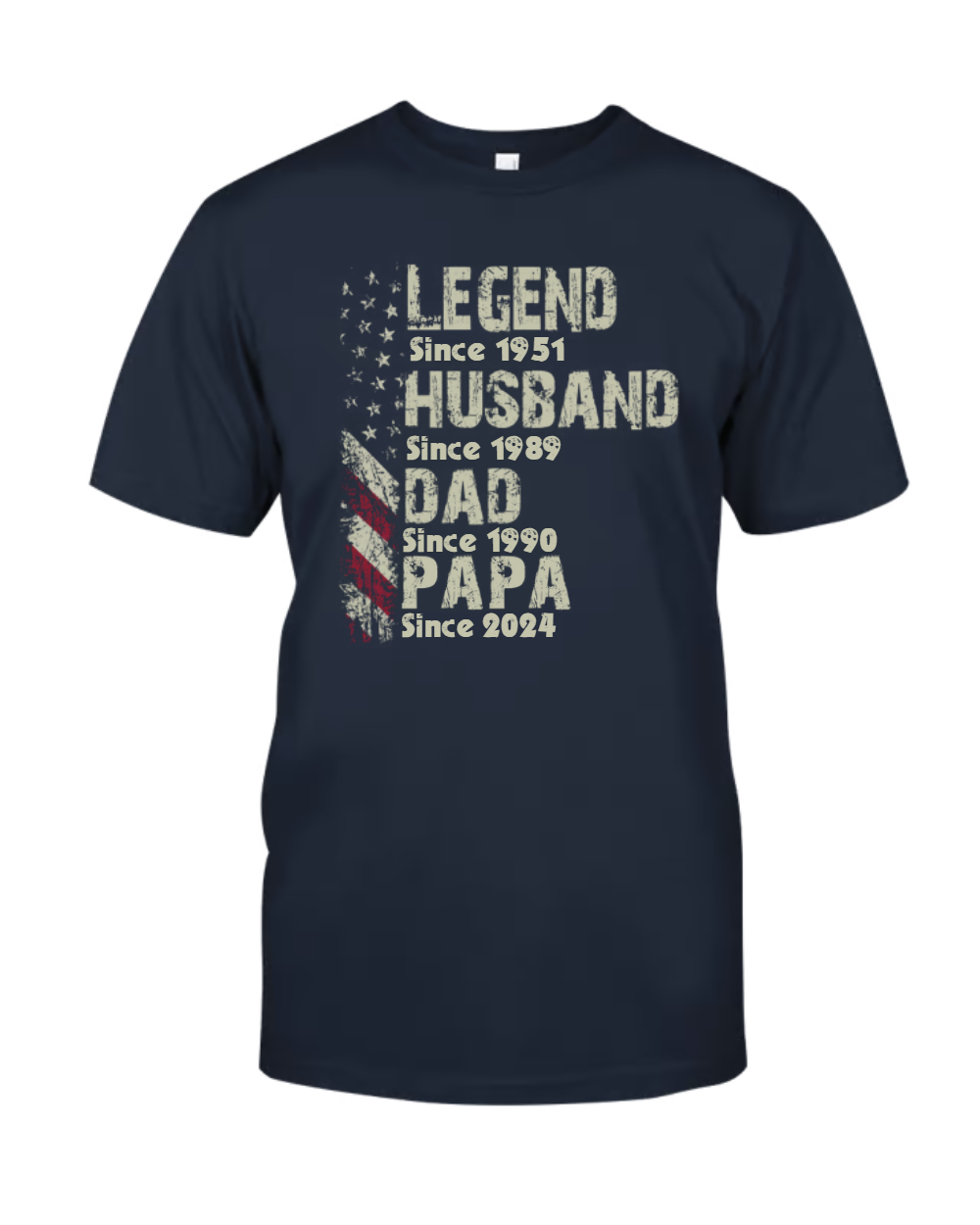 Legend Husband Dad Papa Since Father's Day Shirt