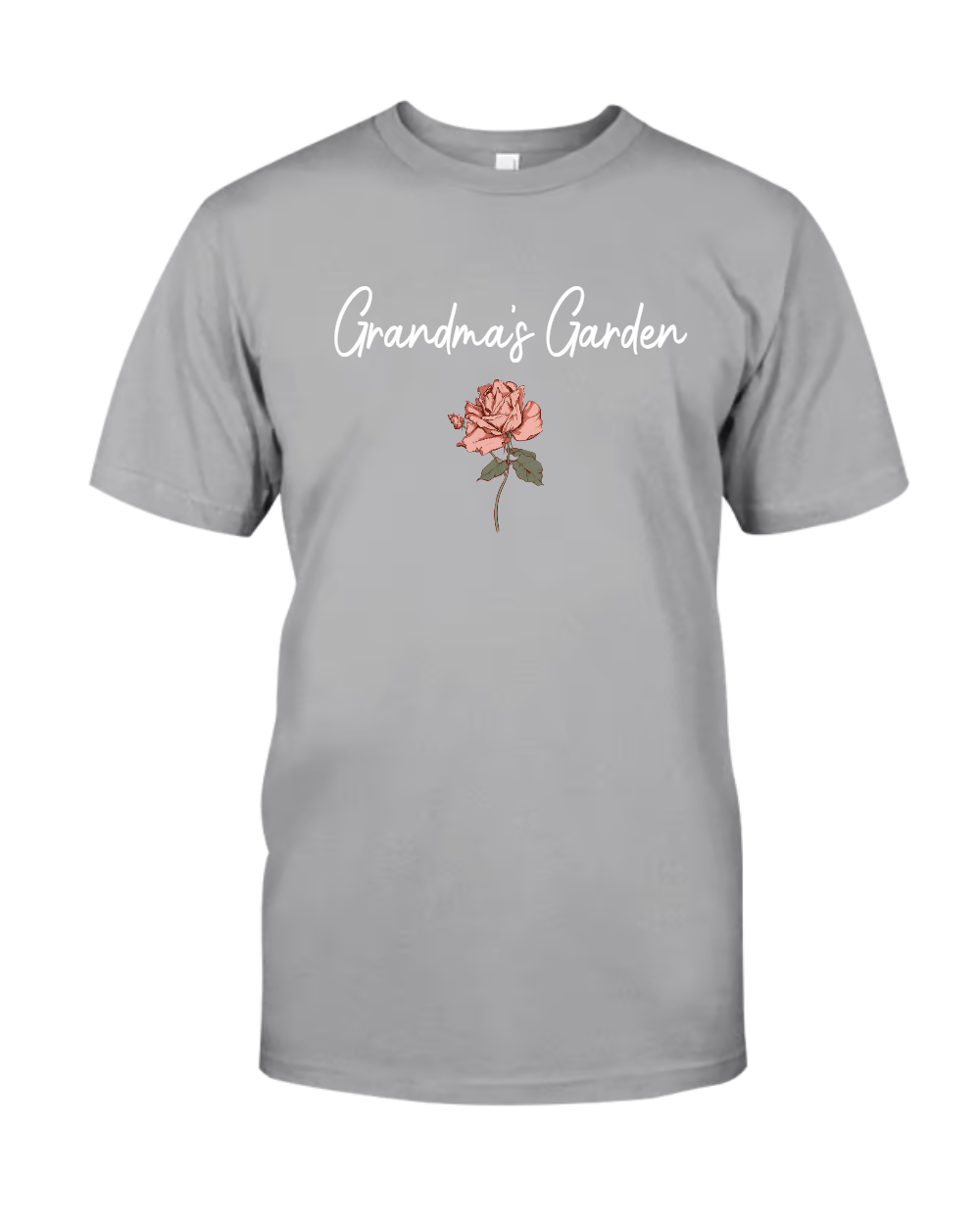 Grandma’s Garden T-Shirt – Personalized Flower Shirt with Grandkids' Names