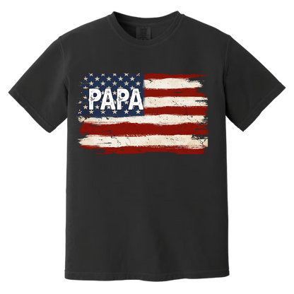 Personalized Papa Holiday Flag with Grandkids – Unique Christmas Gift for Papa, Custom Family Name Flag
