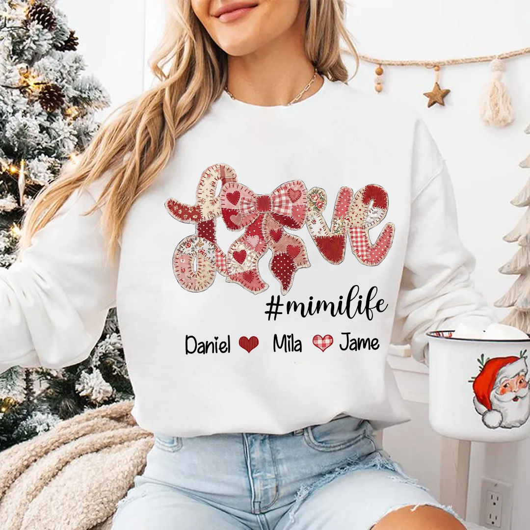 Love Mimi Life Grandkids Valentine's Gift