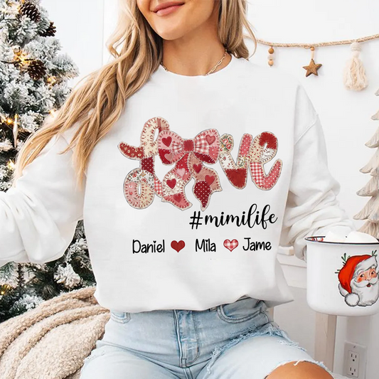 Love Mimi Life Grandkids Valentine's Gift