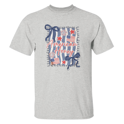 Patriotic Coquette American Trendy  Red White and Blue