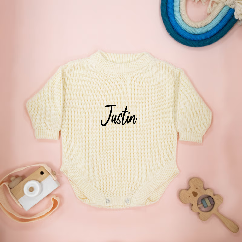 Baby Knit Romper Baby Knit Romper