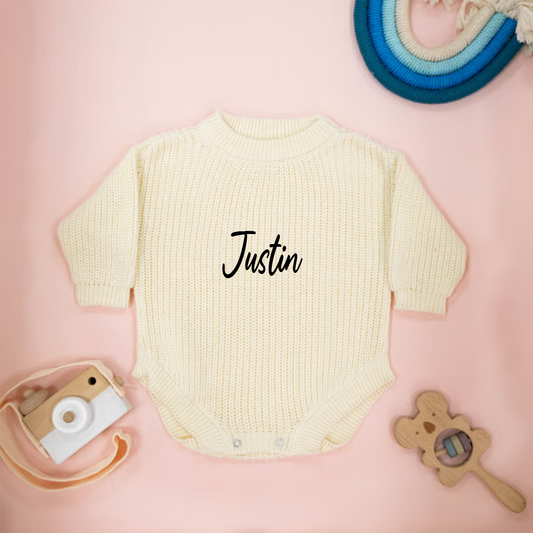 Baby Knit Romper Baby Knit Romper