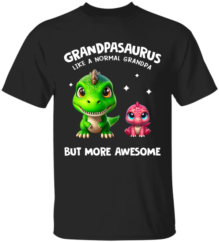 Papa The Man The Myth The Bad Influence With Kids T-Shirt
