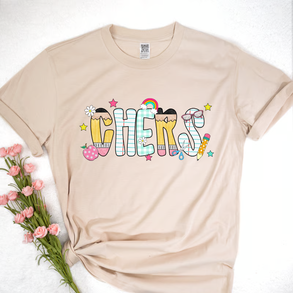 Chers Teacher Shirt - Custom Grade Level Back to School Tee for Teachers