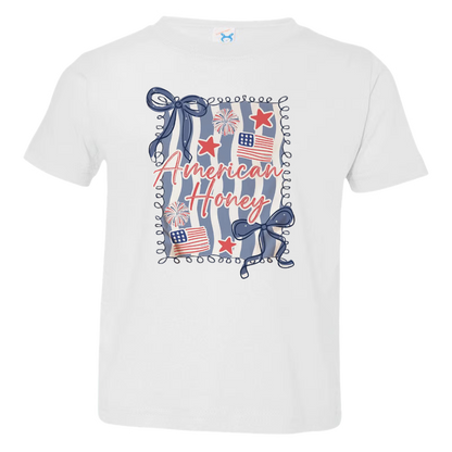 Patriotic Coquette American Trendy  Red White and Blue