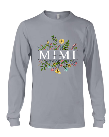 Personalized Wildflower Mimi, Grandma Shirt