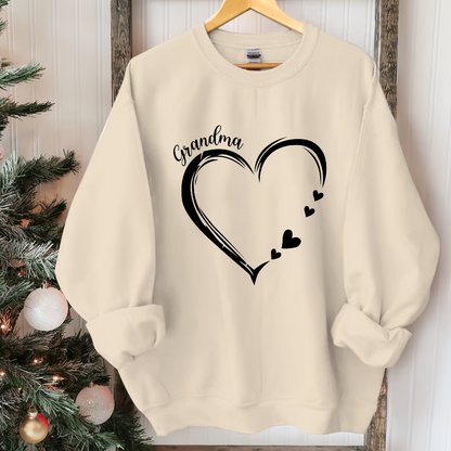 Grandma and Grandkids Hearts, Gift For Grandma