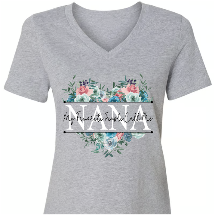 Mother's Day Gift, Flower Heart Gift for Grandma Nana Mimi CTH01