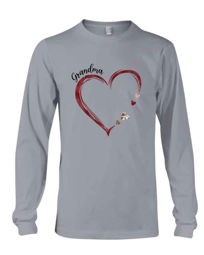 Grandma and Grandkids Hearts, Best Gift Valentine