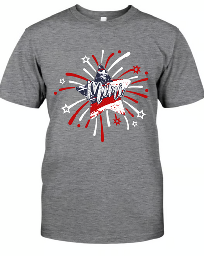 Nana And Kids Firework America Flag CTH01