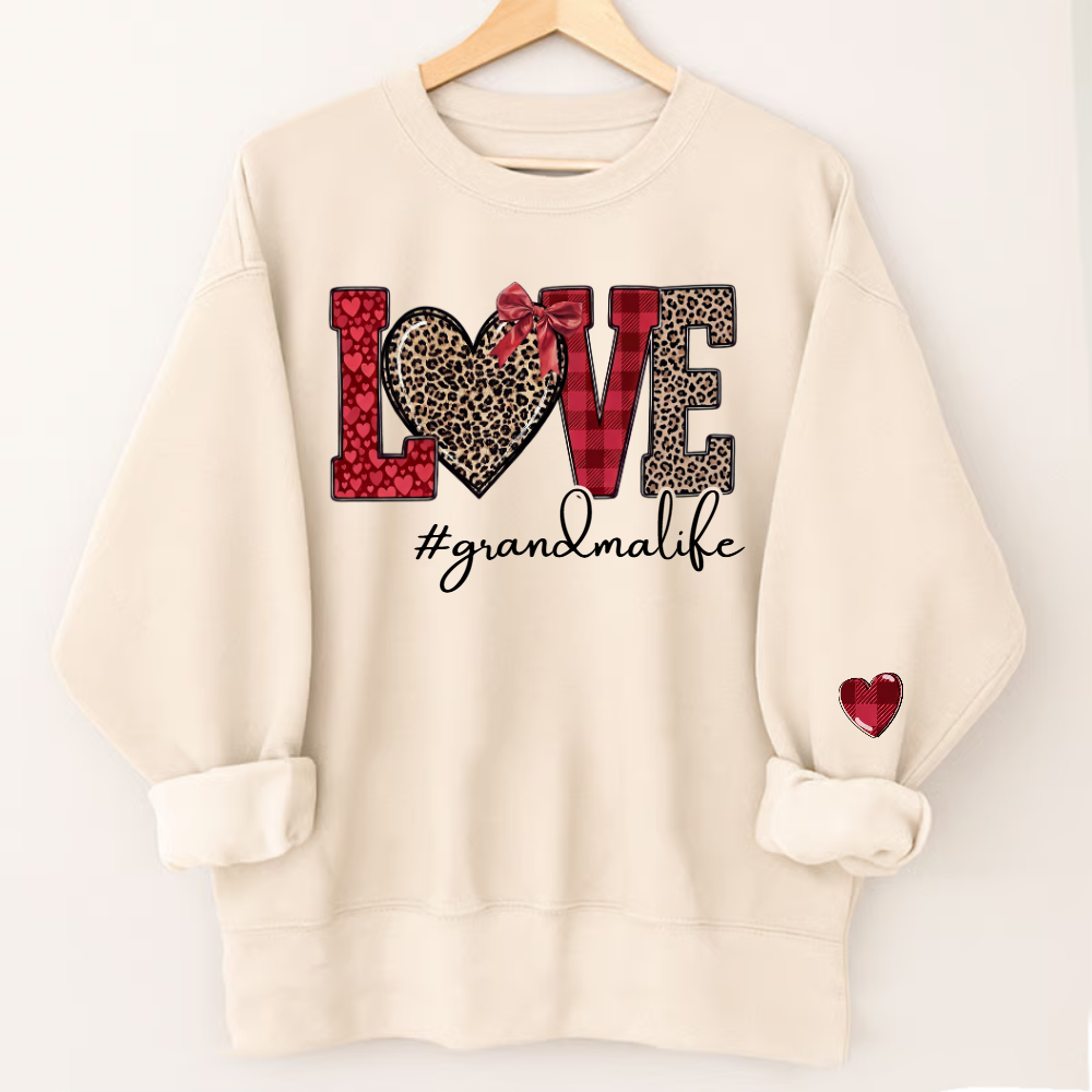 Personalized Grandma, Love Grandma Life with Grandkids