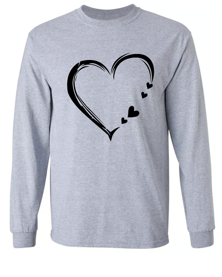 Personalized Grandma Hearts Sunflower T-Shirt