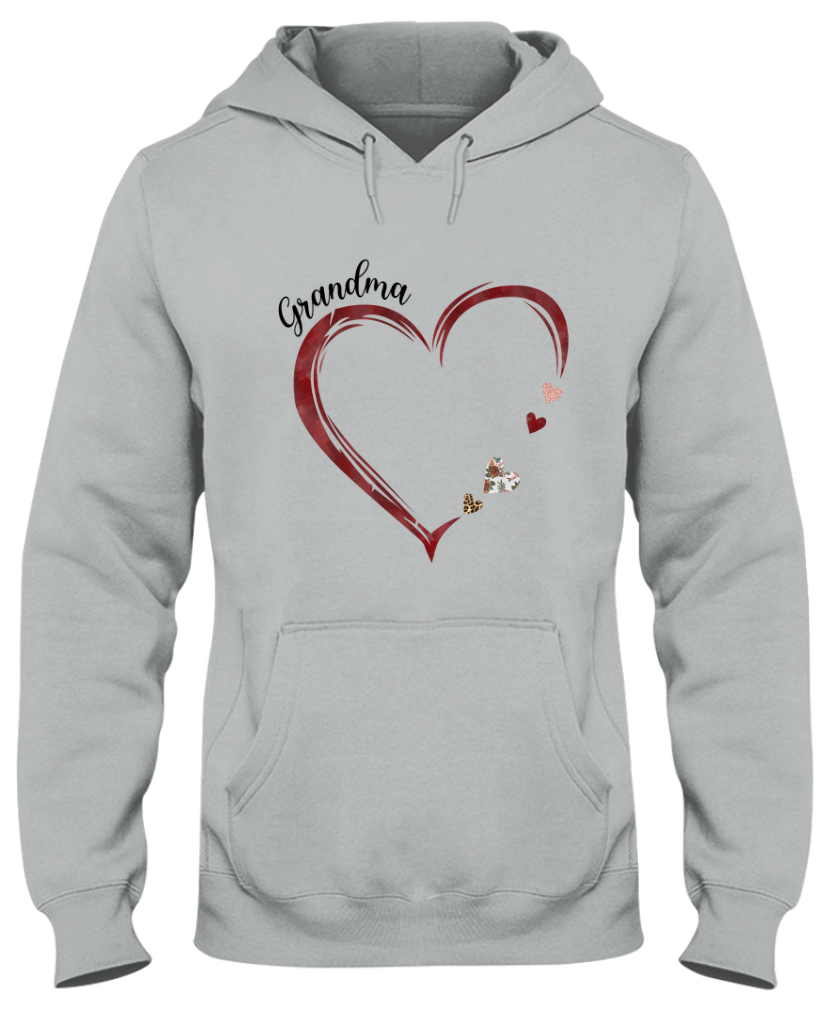 Grandma and Grandkids Hearts Gift CTH01
