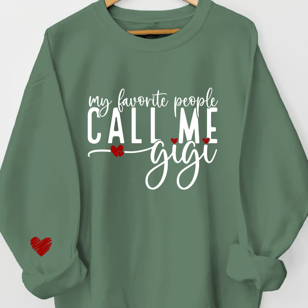 My Favorite People Call Me Gigi And Kids Custom T-Shirt 2025