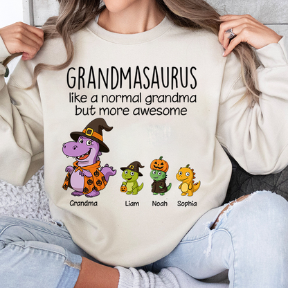 Saurus Pumkin Halloween Custom Nick Name, Gifts For Grandma And Kids