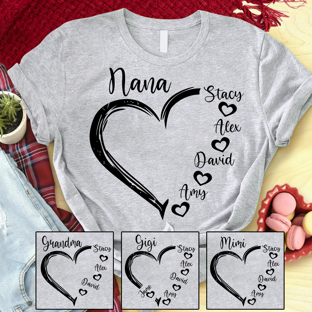 Nana And Kids Little Heart CTH01