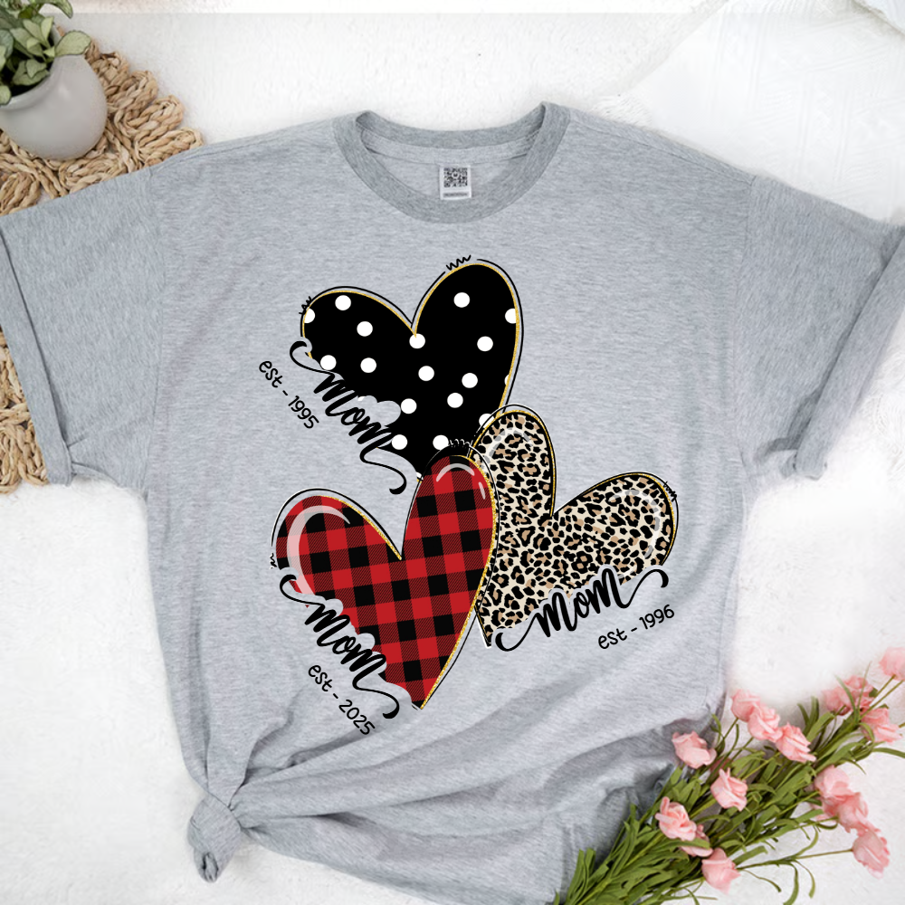 Wife Mom Nana Triple Heart Valentine