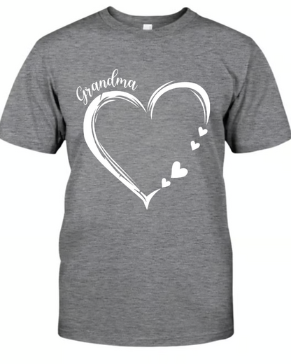Grandma and Grandkids Hearts, Gift For Grandma