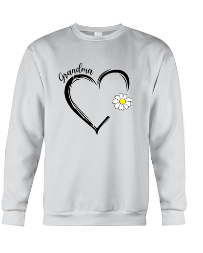 Personalized Grandma Daisy Heart Mother's Day