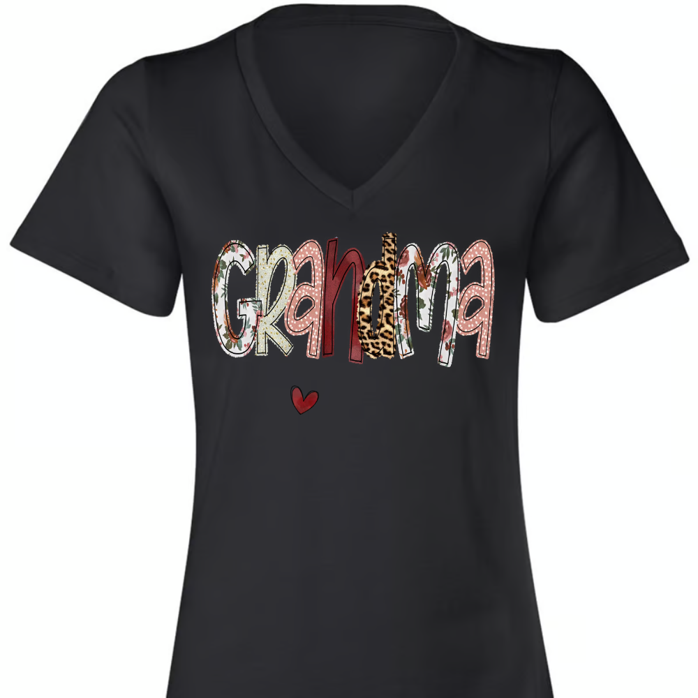 Personalized Grandma Shirt, Grandma Grammy Mom Nana Mama Abuela And Kids, Valentine's Day, Mother's Day CTH01 Sweatshirt