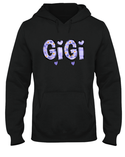 Custom Gigi Purple Daisy With Grandkids Mother's Day Shirt