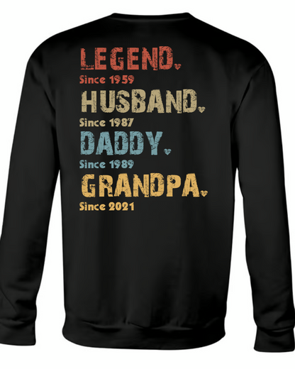 Legend Husband Dad Grandpa, Father's Day Gifts, Birthday Gifts