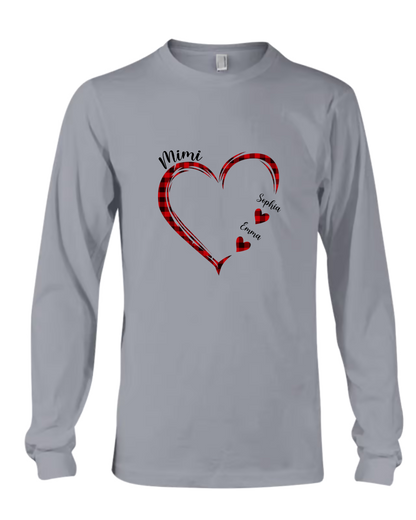 Mimi and Grandkids Hearts, Gift For Mimi christmas Sweatshirt