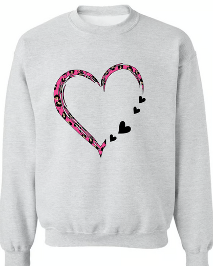 Grandma And Grandkids Heart Leopard CTH01