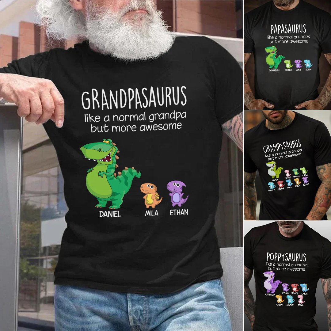 Grandpasaurus Like A Normal Grandpa But More Awesome, Father's Day Gifts