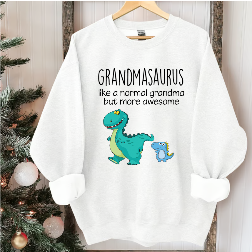 Grandma Saurus Grandma And Grandkids Custom